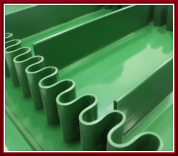 Băng tải PVC dán bèo cao su